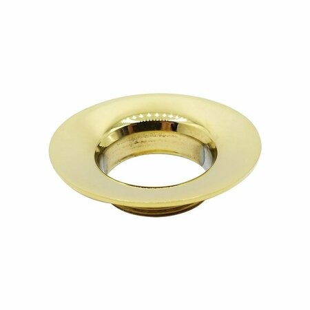 THRIFCO PLUMBING Replacement Lavatory Pop-up Flange, Male, Polished Brass 4402222